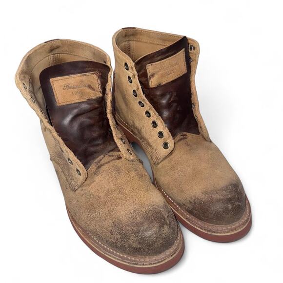 Thorogood USA Leather Boots Brown Vintage Workwear Grunge Streetwear 10D main image 6